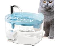 Distributeur d'eau pour chat - Fontaine à boire automatique de 1,5 litre, bol d'eau pour chien à moteur silencieux, station d'hydratation en plastique ABS pour animaux de compagnie | Abreuvoir d'intér