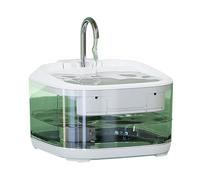 Distributeur d'eau pour chats avec filtration en acier inoxydable Fontaine à eau à faible bruit pour circulations automatiques Fontaine pour animaux domestiques