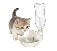 Distributeur d'eau pour chien | Anti-fuite et peu encombrant | Bouteille d'hydratation pour chien, lapins, chinchilla, chats, hamsters, écureuils, hérissons, lapins