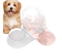 Distributeur d'eau pour Chien et Chat,Abreuvoir à Siphon Résistant aux Renversements avec Mangeoire,Réservoir d'eau pour Chien | Convient aux Chiots, Lapins, Animaux de Toutes