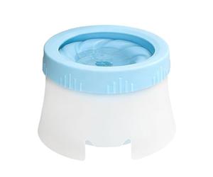 Distributeur d'eau pour chiots - Pour eau lente pour chiens - Distributeur flottant sans goutte antidérapant, cage pour voiture pour voyage sur la route, mangeoire à l'épreuve des fuites