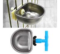 Distributeur d'eau pour Lapin 5 Pièces, Abreuvoir Automatique en Acier, Inoxydable pour Lapin Tétine Abreuvoir Automatique Tasse pour Volaille Bol à Boire pour Animaux