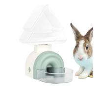 Distributeur d'eau pour Lapin,Abreuvoir pour Chaton - Fontaine Automatique en Forme De Pin Suspendable 520ml pour Chat Lapin Écureuil Hérisson Jardin Et Cage