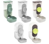 Distributeur d'eau pour mangeoire à oiseaux | Récipient alimentaire automatique transparent, accessoires cages d'alimentation pour perroquets perroquets, perruches, ce qui vous permet d'économiser du