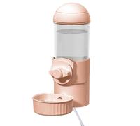 Distributeur d'eau pour niches, bouteille d'eau pour cages pour chiens - 500 ml, siphon automatique, distributeur d'eau chauffé pour lapins - Distributeur d'eau à suspendre dans la cage pour animaux