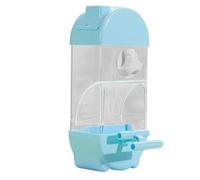 Distributeur d'eau pour oiseaux | 10 x 7,5 x 24,5 cm | Abreuvoir de grande capacité pour cage anti-déversement | Accessoires pour écureuils calopsittes utilisation intérieure ou extérieure