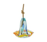 Distributeur d'eau pour oiseaux de jardin antirouille avec design en verre étanche pour colibri résistant aux intempéries