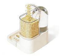 Distributeur d'eau pour Oiseaux | Gamelle Automatique Anti-Gouttes avec Perchoir,Distributeur Volatile Perruche, Conure, Cockatiel, Hamster, Gerbille