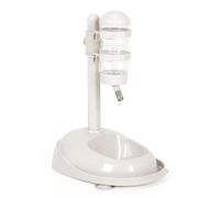 Distributeur d'eau pour Petit Chien, Bol d'eau Suspendu de 300 ML avec Ventouse puissante, Conception sans Pointe pour Chats et Petits Animaux de Compagnie, Blanc - Bouteille pour Hamster