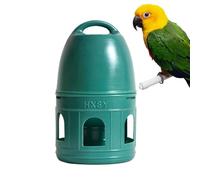 Distributeur d'eau pour pigeons - Distributeur d'eau automatique - Mangeoire à oiseaux - Accessoire pour animaux de compagnie à ouverture large avec poignée supérieure pour cailles, poules, perruches