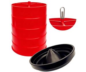 Distributeur d'eau pour poulailler, seau abreuvoir portable multifonctionnel - Récipient d'eau pour poules | Pour boire et les lapins, les lapins, les chèvres, les canards et les animaux en