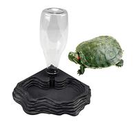 Distributeur d'eau pour Reptile, Abreuvoir Tortue, 150 X 205 Mm Mangeoire Automatique Mangeoire Gamelle Tortue Terrestre, Cascade De Terrarium Anti Debordement Plastique Bol Accessoire