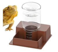 Distributeur d'eau pour reptiles | Distributeur d'eau automatique anti-fuite à large ouverture | Distributeur d'eau automatique pour serpents, lézards, barbe, maison, intérieur, jardin, cour