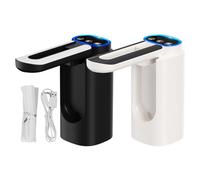 Distributeur D'eau Rechargeable - Pompe À Bouteille Pliable, Distributeur Automatique De Boissons USB, Débit Électrique Silencieux | Garage Atelier Usage Domestique, Solution D'hydratation Portable, D