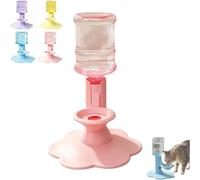 Distributeur d'eau surélevé pour chat, support réglable pour gamelle d'eau avec recharge automatique et design anti-déversement, bol amovible pour un nettoyage facile, pour intérieur et extérieur