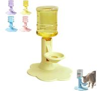 Distributeur d'eau surélevé pour chat, support réglable pour gamelle d'eau avec recharge automatique et design anti-déversement, bol amovible pour un nettoyage facile, pour intérieur et extérieur