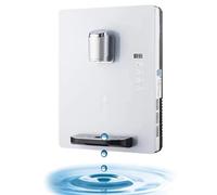 Distributeur d'eau, unité murale alimentée par secteur instantané avec sécurité enfant électronique, capacité de chauffage 30L/h, prise d'eau 2200W, écran tactile intelligent domestique (B White )