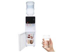 Distributeur d'eau vertical - 220V 500W - 30*31*95cm - blanc et noir - réfrigération électronique