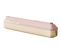 Distributeur d'emballage magnétique avec cutter - Distributeur de film de saisie réutilisable | Organisateur d'emballage | Coupe-film adhésif multifonctionnel pour la maison, la cuisine, et