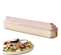 Distributeur d'enroulement avec cutter - Organisateur pour feuille métallique Wrap, distributeur de rouleau de papier alimentaire rechargeable | Cutter de film propre multifonction pour la maison, la