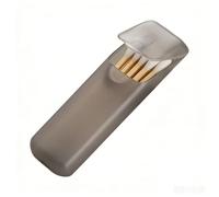 Distributeur -Dents Voyage 4 Pièces - Boîte Rangement Fine PP pour -dents Bâtonnets Fil Dentaire | Organisateur Portable Salle de Bain Vanity Spa Maison Voiture Hôtel Compact