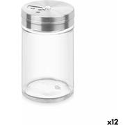 Distributeur d'épices Transparent Argenté 5 x 8,5 x 5 cm (12 pièces)