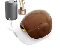 Distributeur d'escargot mignon, pompe à bouteille de liquide rechargeable, 17 x 7 x 11 cm, récipient nettoyant avec pression facile, récipient hygiénique, pompe de lavage avec style dessin animé