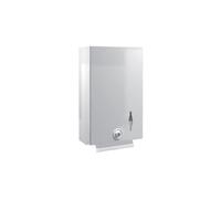 Distributeur d'Essuie-Mains Métal--Métal Blanc-