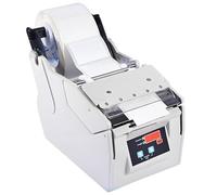 Distributeur d'étiquettes Multi-rangées électrique Commercial X-100 | Adapté aux étiquettes de 100/130/180 mm, sortie plate, compatible avec les étiquettes opaques, version automatique