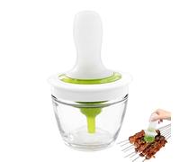 Distributeur d'huile | Avec pinceau en silicone et outils de barbecue résistants à la chaleur, distributeur d'huile bouteille pour rôtir, rôtir, grillades | pour camping, pique-nique, sauce, miel