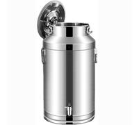 Distributeur d'huile d'olive en acier inoxydable durable avec robinet - Rangement de cuisine étanche pour la cuisine et le service Matériau de qualité alimentaire, parfait pour les chefs à domicile