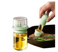 Distributeur D'huile Végétale,Accessoire Friteuse 2 En 1 - Bouteille Distribution Huile Friture Avec Pinceau Silicone,Pour Cuisine Maison Friture BBQ Grill Sauce