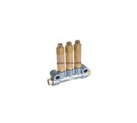 Distributeur d'huile volumétrique de détective, séparateur de lubrifiant à piston, diviseur de valve ADX500 bloc de jonction à 3 sorties + unité de mesure DX 1 pièces(0.1CC)