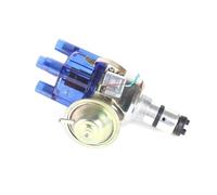 Distributeur Distributeur d'allumage compatible avec VW Beetle L4 1.6L 1960-1985, jeu de rupteurs, corps chromé, compatible avec de nombreux modèles BOSCH. Distributeur électronique(Blue clean)