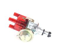 Distributeur Distributeur d'allumage compatible avec VW Beetle L4 1.6L 1960-1985, jeu de rupteurs, corps chromé, compatible avec de nombreux modèles BOSCH. Distributeur électronique(Red clean)
