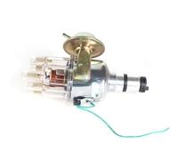 Distributeur Distributeur d'allumage compatible avec VW Beetle L4 1.6L 1960-1985, jeu de rupteurs, corps chromé, compatible avec de nombreux modèles BOSCH. Distributeur électronique(White clean)