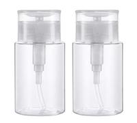 Distributeur d'ongles, Flacon Pompe Dissolvant pour Démaquillant, Vernis à Ongles, Nail Art, Cosmétique, Voyage, 100ml Conteneur de Bouteille pour Alcool, Acétone Et Liquide Nettoyant, 2 Pièces