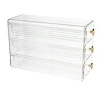 Distributeur D'œufs 3 Couches en Abs, Compact, Orange | Boîte à Œufs pour Réfrigérateur, Rangement Cuisine, Grosse Capacité, Système Auto-roulant