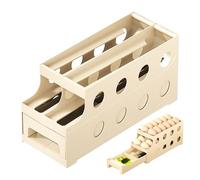 Distributeur D'œufs Roulant Pour Réfrigérateur Conteneur Gain De Place Pour