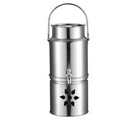distributeur eau 2PCS Stainless Steel Milk Can with Spigot Metal Water Beverage Drink Dispenser Milk Pail Bucket for Milk Wine Oil refrigérée(3L)