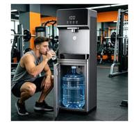 Distributeur Eau Chargement par Le Bas, Fontaine À Eau sur Pied Au Sol, Chauffe en 3 Secondes 5 Niveaux De Température Distributeur d'eau Chaude pour Usage Domestique Et Petites Entreprises