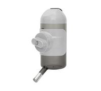 Distributeur Eau Chien et Chat, 500ml Gourde Bouteille Eau Cage, Anti-Gouttes Distributeurs d'eau pour Animaux Chien et Chat (Gris)
