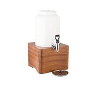 distributeur eau Distributeur de boissons avec robinet, 2 pièces, distributeur de boissons avec support, parfait for les fêtes et les mariages, pichet for limonade refrigérée(Ceramics)