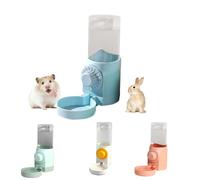 Distributeur Eau Lapin,500ML Distributeur Eau Cochon d'Inde,Suspendue Abreuvoir Automatique,pour Lapin Chinchilla Cochon d'Inde Hérisson Furet (Bleu)