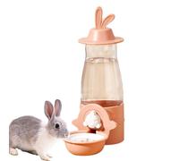 Distributeur Eau Lapin 600ml Suspendue Abreuvoir Automatique Anti-Goutte Biberon Cochon d'Inde Hamster Chinchilla Hérisson Furet