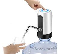 Distributeur Eau Pompe Bouteille Eau 5 Gallons, Distributeur d'eau en Bouteille, USB chargeant la Pompe à Eau Potable électrique Portable Commutateur de Bouteille d'eau Universelle