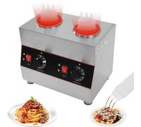Distributeur électrique de chauffe-sauce - Chauffe-bouteille de confiture de sauce chaude en acier inoxydable - Machine de conservation de la chaleur pour fromage/chocolat/curry/beurre