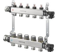 Oventrop Oventrop Collecteur de chauffage Multidis SFQ 7 circuits, M 30x1,5, acier inoxydable Quantité:1