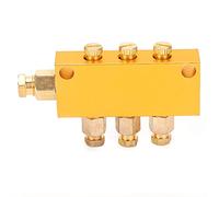 Distributeur en laiton Distributeur de lubrification réglable Valve de diviser pour les machines CNC et équipement industriel Sépréateur de piston de travail (Un et trois sorties)