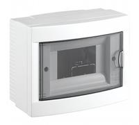 Distributeur encastré 1 rangée 8 modules IP40 porte 90912108